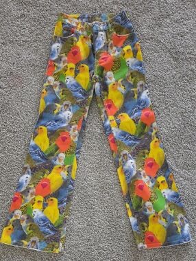 Loewe Multicolor Parakeet-Print Pants